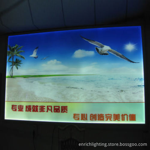 LED Light Panel with Double Face, Aluminum Frame, Super Slim, 50mm, Energy-saving LED Light Source